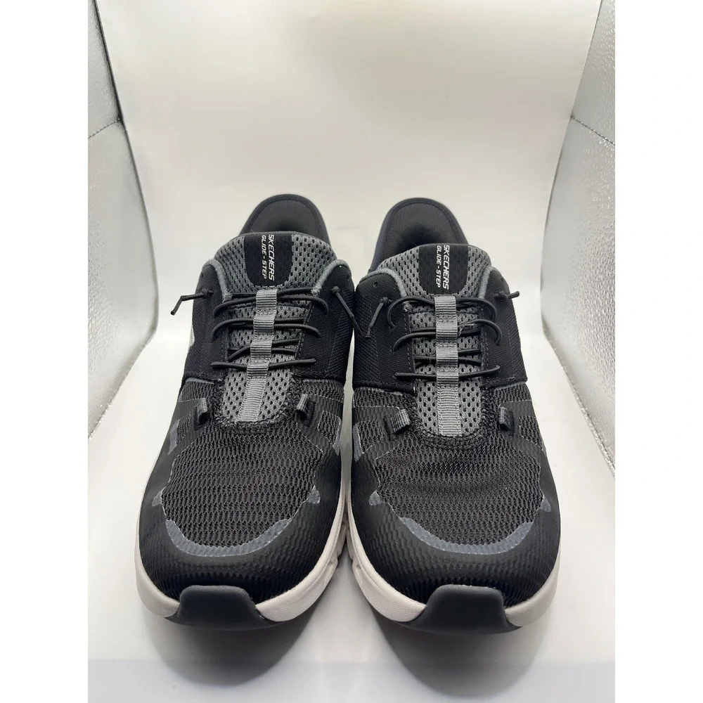 Skechers Slip Ins Glide‎ Step Women's Black Mesh Sneakers Size 7.5